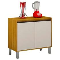 Balcão Eduarda 2 Portas para Cozinha CHF Cor Cinamomo Off White