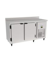 Balcão Encosto Refrigerado 1,5m Rodizio Inox KBSC150DII Kofisa