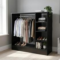 Balcão Expositor Arara Central com Cabideiro e Nichos para Loja G2 Cor Preto Cód 411 Balcão Expositor Arara Central com Cabideiro e Nichos para Loja G2 Cor Preto Cód 411