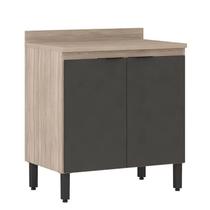 Balcão Firenze 2 Portas 80cm com Tampo MDP - Demóbile