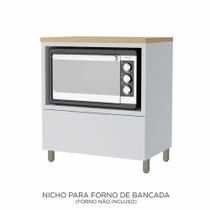 Balcão Forno 1 Gavetas Marquesa 80cm 100 MDF Balcão Forno 1 Gavetas Marquesa 80cm 100 MDF