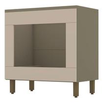 Balcão Forno De Embutir Connect Com Tampo Para Cooktop Duna Cristal - Henn