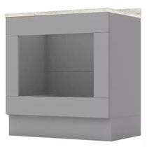 Balcao Forno Embutir Tampo Cooktop 80 Cm Americana Cinza Calcare Henn Cinza Calcare Balcao Forno Embutir Tampo Cooktop 80 Cm Americana Cinza Calcare Henn Cinza Calcare