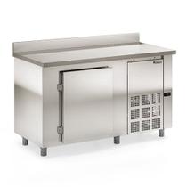 Balcão Frigorífico de Encosto GBFE-150 AI - Aço Inox 347L Sem Cuba - Gelopar