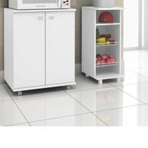Balcão Fruteira 2 Cestos e Espaço p/ Bebedouro BF3206 Branco