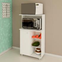 Balcão Fruteira de Cozinha Multiuso com 1 Porta e 2 Cestos MDP Branco Tecnomobili Balcão Fruteira de Cozinha Multiuso com 1 Porta e 2 Cestos MDP Branco Tecnomobili