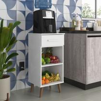 Balcão Fruteira Fênix multiuso para cozinha com 1 gaveta - Branco