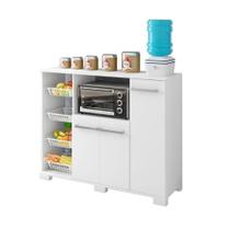 Balcão Fruteira Multiuso 3 Portas 4 cestos Quênia