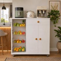Balcão Fruteira Multiuso Organizador De Frutas Utensílios E Mantimentos Balcão Fruteira Multiuso Organizador De Frutas Utensílios E Mantimentos