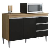 Balcão Gabinete Cozinha Andreia 100cm 2 Porta S/T AJL Móveis