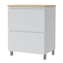Balcão Gabinete De Cozinha 1 Porta Basculante 1 Gaveta 100% Mdf Raissa Nesher Branco Balcão Gabinete De Cozinha 1 Porta Basculante 1 Gaveta 100% Mdf Raissa Nesher Branco