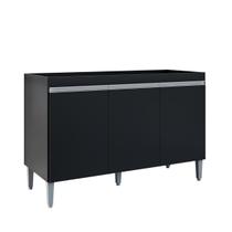 Balcão Gabinete de Cozinha 3 Portas 120cm Manu Sem Tampo