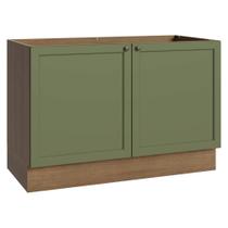 Balcão Gabinete De Pia 120 Cm (sem Tampo) Vik Madesa Balcão Gabinete De Pia 120 Cm (sem Tampo) Vik Madesa