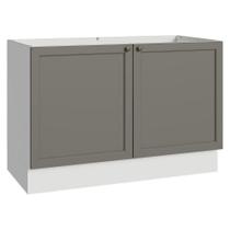 Balcão Gabinete De Pia 120Cm (sem Tampo) Vik Madesa