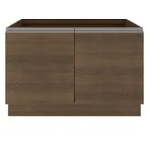 Balcão Gabinete de Pia Armário de Cozinha 120 cm 2 Portas Glamy Madesa