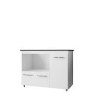 Balcão Gabinete Fogão Cooktop 4 Bocas Ana Branco