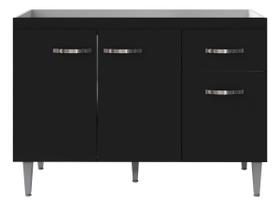 Balcão Gabinete Multiuso De Pia Gabriela S/tampo 120cm Ajl Balcão Gabinete Multiuso De Pia Gabriela S/tampo 120cm Ajl