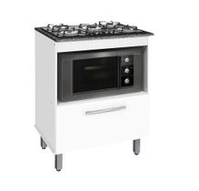 Balcao Gabinete p/ cooktop 05 bocas e p/ Forno Bur Bra / Mar - PASSE BEM