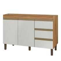 Balcão Gabinete Para Pia Karen 119cm Sem Tampo 2 Portas Nature Off White - Abmaza Balcão Gabinete Para Pia Karen 119cm Sem Tampo 2 Portas Nature Off White - Abmaza