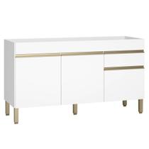 Balcão Gabinete para Pia sem Tampo 150cm Lina K02 Supremo - Mpozenato