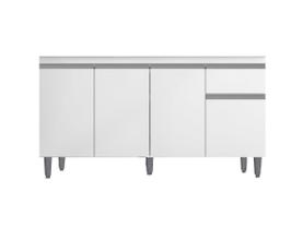 Balcão Gabinete Tatiane 150m Sem Tampo Branco - AJL Balcão Gabinete Tatiane 150m Sem Tampo Branco - AJL