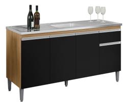 Balcão Gabinete Tatiane P/cozinha 150cm Sem / Tampo