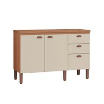 Balcão Grande Cozinha Jéssica New 100% MDF Tuboarte 2 Portas 3 Gavetas Balcão Grande Cozinha Jéssica New 100% MDF Tuboarte 2 Portas 3 Gavetas