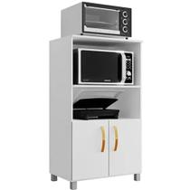 Balcão Helena 2 Portas para Cozinha Borsari Cor Branco