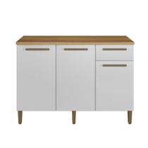 Balcão Imperial 3 Portas Arte Móveis Cor:Branco Balcão Imperial 3 Portas Arte Móveis Cor:Branco
