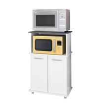 Balcão Isis Micro e Forno 2 Portas Branco UV/Branco UV - Nicioli