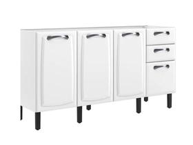 Balcão Itatiaia 4 Portas e 2 Gavetas 160cm Sem Tampo New