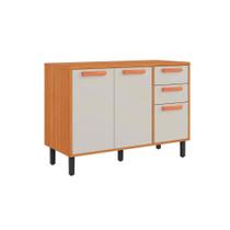 Balcão Itatiaia Nápoles 120cm 3 Portas 2 Gavetas Balcão Itatiaia Nápoles 120cm 3 Portas 2 Gavetas
