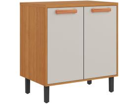 Balcao Itatiaia Napoles 80cm 2 Portas Com Tampo Cinamomo