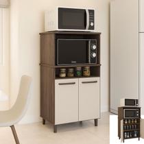 Balcao Kit Forno e Microondas Multimoveis Multiuso Armario Cozinha Premium Resistente