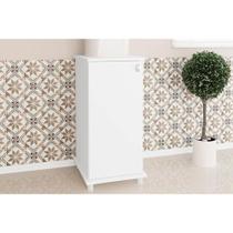 Balcão Lavanderia Multiuso ASM152 c/ 1 Porta Branco - Movelbento