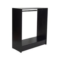 Balcão Loja Central Arara 100% Mdf Preto Desmontado - Suprema Móveis