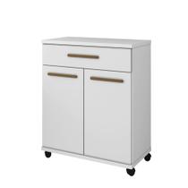 Balcão Londrina 02 portas Arte Móveis Cor:Branco