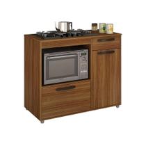 Balcão Luna 5 Bocas Cooktop e Forno CHF Móveis