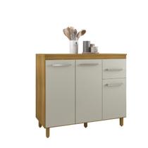 Balcão Madeira Compacto Multiuso Retrô Moderno Cozinha Armário Resistente Buffet Aparador Organizador Funcional Armazenamento