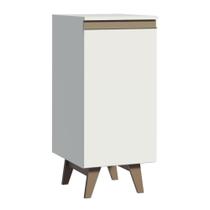 Balcão Madesa Reims 35cm 1 Porta Branco Balcão Madesa Reims 35cm 1 Porta Branco
