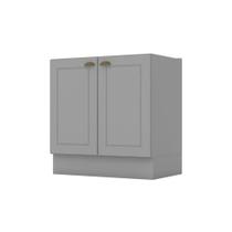 Balcão Modulado 80cm com Tampo 2 Portas Emily Henn