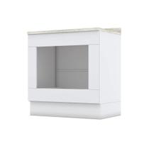 Balcão Modulado 80cm para Forno de Embutir com Tampo Emily Henn