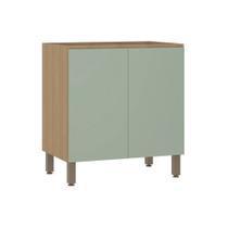Balcão Modulado 80cm (sem Tampo) 2 Portas Slim Luciane