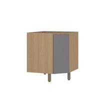 Balcão Modulado Canto Diagonal 74cm X 74cm (sem Tampo) 1 Porta Slim Luciane Balcão Modulado Canto Diagonal 74cm X 74cm (sem Tampo) 1 Porta Slim Luciane