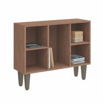 Balcão Modulado Infinity para Quarto com 5 Nichos - Macadâmia