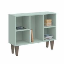 Balcão Modulado Infinity para Quarto com 5 Nichos - Pistache