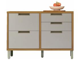 Balcão Modular M1 Porta 4 Gavetas Imperatriz 120 cm Mdf Nesher