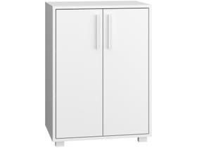 Balcão Multiuso 2 Portas 1 Prateleira Branco Balcão Multiuso 2 Portas 1 Prateleira Branco