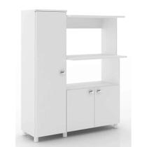 Balcão Multiuso 3 Portas Tecno Mobili Sienna BL3310, Branco 96,5 cm