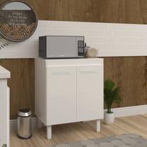 Balcão Multiuso Armário Para Cozinha Microondas Forno Jane Mobília Decor Branco Balcão Multiuso Armário Para Cozinha Microondas Forno Jane Mobília Decor Branco